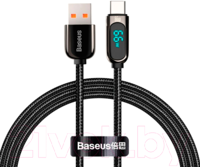 Кабель Baseus Fast Charging Data Cable USB to Type-C 66W / CASX020001 (1м, черный)