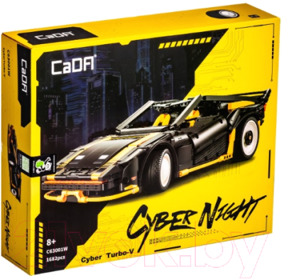 Конструктор CaDa Гоночный автомобиль. Turbo-V из Cyberpunk 2077 / C63001W