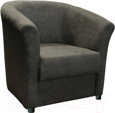 Кресло мягкое Домовой Мажор 1 (Evento Carbon Black)