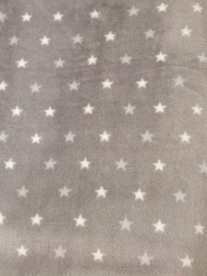 Плед для малышей Баю-Бай Stars 100x140 / П-S5 (серый)