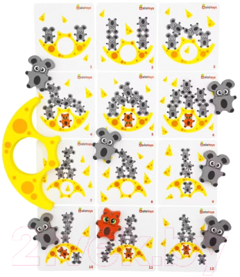 Развивающий игровой набор Alatoys Балансир. Кошки-мышки / БЛ09