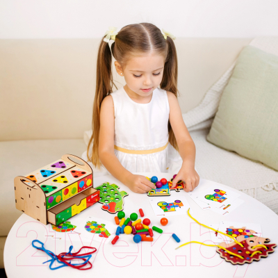 Изображение товара Развивающий игровой набор Alatoys Шкатулка / ВШ04