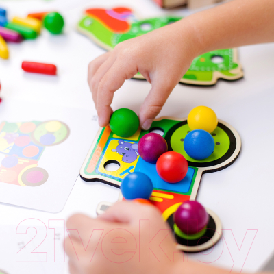 Изображение товара Развивающий игровой набор Alatoys Шкатулка / ВШ04