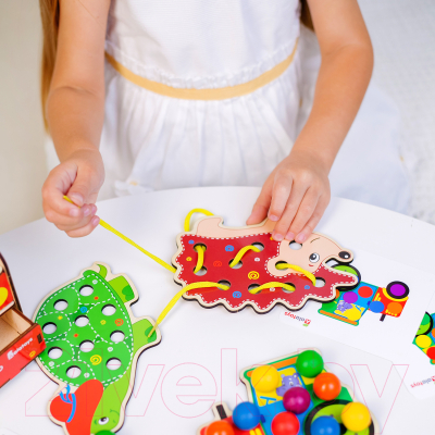 Изображение товара Развивающий игровой набор Alatoys Шкатулка / ВШ04