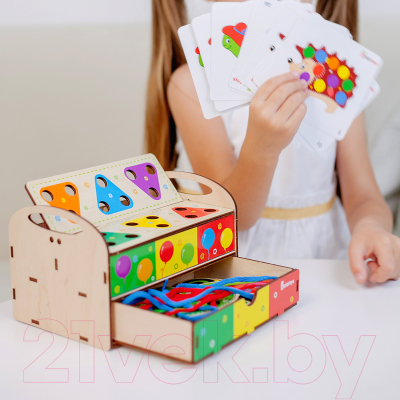 Изображение товара Развивающий игровой набор Alatoys Шкатулка / ВШ04