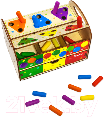 Изображение товара Развивающий игровой набор Alatoys Шкатулка / ВШ04