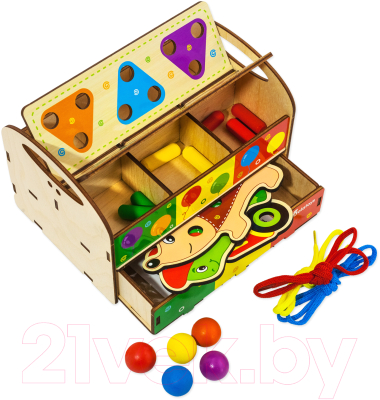 Изображение товара Развивающий игровой набор Alatoys Шкатулка / ВШ04