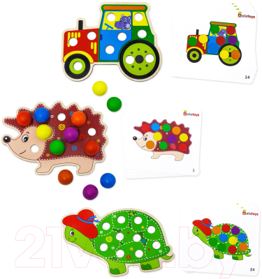 Изображение товара Развивающий игровой набор Alatoys Шкатулка / ВШ04