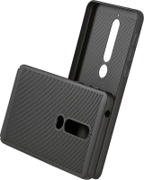 Чехол-накладка Case Matte Natty для Nokia 6 (черный, фирменная упаковка) - 