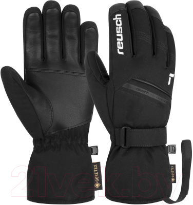 Перчатки лыжные Reusch Morris Gore-Tex / 6201375-7701 (р-р 10.5, Black/White)