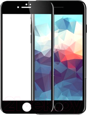 Защитное стекло для телефона Case 3D для Galaxy J5 2017 (черный глянец)