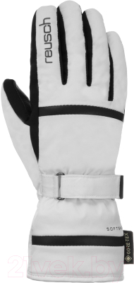 Перчатки лыжные Reusch Alessia Gore-Tex / 6231322-1101 (р-р 6, White/Black)