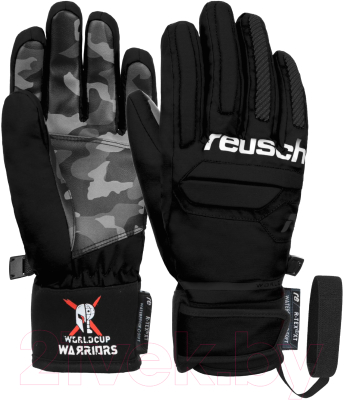 Перчатки лыжные Reusch Warrior R-Tex Xt Junior Marco / 6261250-9015 (р-р 5, Schwarz)