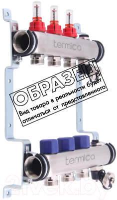 Коллекторная группа отопления Termica 1"x3/4" 83601011 (11 выходов)