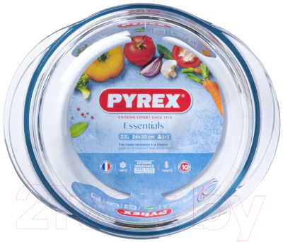 Кастрюля для СВЧ Pyrex Essentials 204A000/7343 (2.1л, с крышкой)