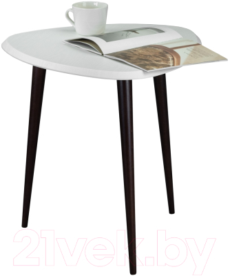 Журнальный столик Мебелик BeautyStyle 7 (белый/венге)