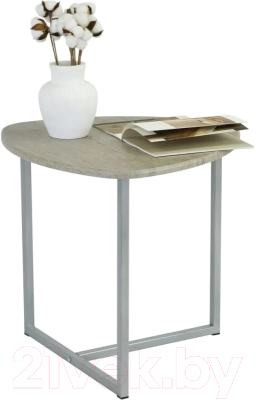 Журнальный столик Мебелик BeautyStyle 11 (серый шпат/металл)