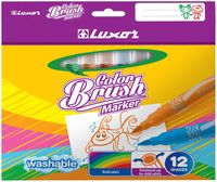 Фломастеры Luxor Color Brush / 6106/Box 12 - 