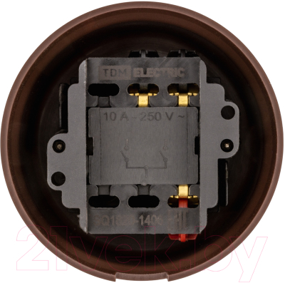 Выключатель TDM Виви SQ1820-1406 (коричневый)