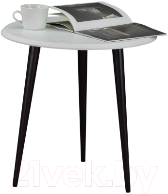 Журнальный столик Мебелик BeautyStyle 9 (белый/венге)