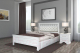 Миниатюра изображения товара Двуспальная кровать Bravo Мебель Грация 160x200 с ящиками (белый античный)