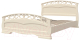 Односпальная кровать Bravo Мебель Грация 1 90x200 (слоновая кость) - 