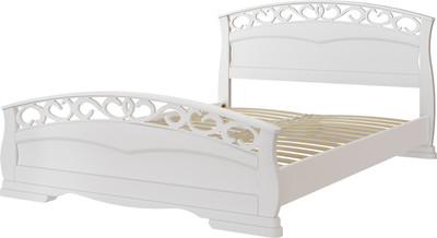 Полуторная кровать Bravo Мебель Грация 1 140x200 (белый античный) -