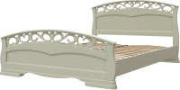 Полуторная кровать Bravo Мебель Грация 1 140x200 (фисташковый) - 