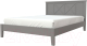 Полуторная кровать Bravo Мебель Грация 2 140x200 (антрацит) - 