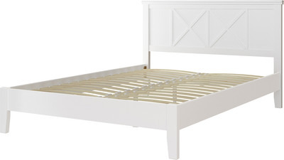 Полуторная кровать Bravo Мебель Грация 2 140x200 (белый античный) - 