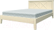 Полуторная кровать Bravo Мебель Грация 2 140x200 (слоновая кость) - 