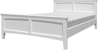 Полуторная кровать Bravo Мебель Грация 4 140x200 (белый античный) - 