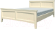 Миниатюра изображения товара Полуторная кровать Bravo Мебель Грация 4 140x200 (слоновая кость)