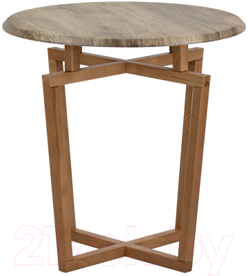 Журнальный столик Мебелик Рилле 440 (дуб крымский состаренный/бук)