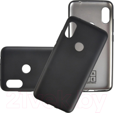 Чехол-накладка Case Deep Matte для Redmi Note 6 Pro (черный матовый)