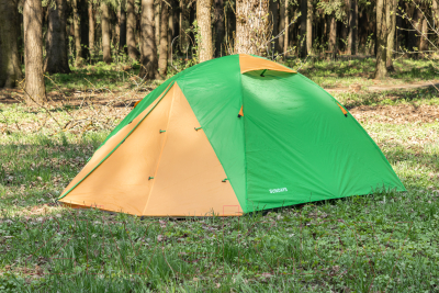 Палатка Sundays ZC-TT009-3P v2 (зеленый/желтый)