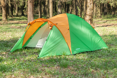 Палатка Sundays ZC-TT010-3P v2 (зеленый/желтый)
