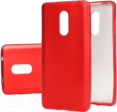 Чехол-накладка Case Deep Matte для Redmi Note 4X (красный, фирменная упаковка)