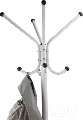 Изображение товара Вешалка для одежды Мебелик Пико 3 (белый)