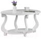 Миниатюра изображения товара Журнальный столик Мебелик Овация М Лайт (белый)