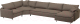 Диван П-образный Савлуков-Мебель Next угол слева (Loft 6 коричневый) - 