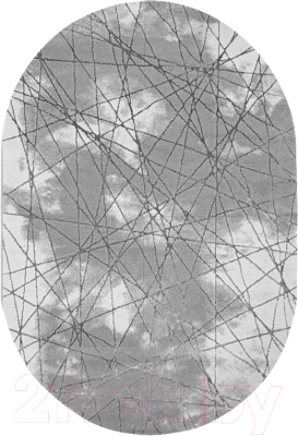 Ковер Bossan Rome 5720A-GRI-AGRI-OVAL (2x2.9)