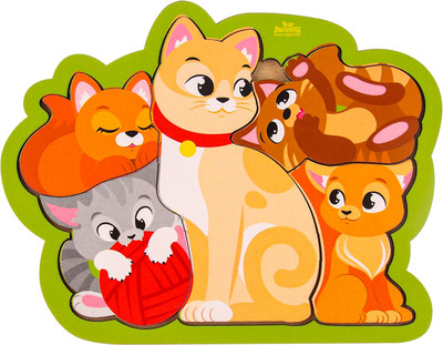

Развивающий игровой набор, Кошка с котятами / 4276055