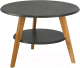 Журнальный столик Мебелик BeautyStyle 17 (серый бетон/бук) - 
