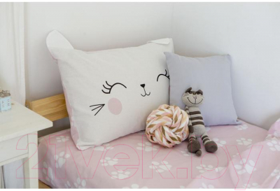 Комплект постельного белья Этель Pink Cat / 6480768