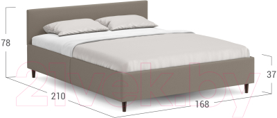 Двуспальная кровать Moon Family 1250 / К003822