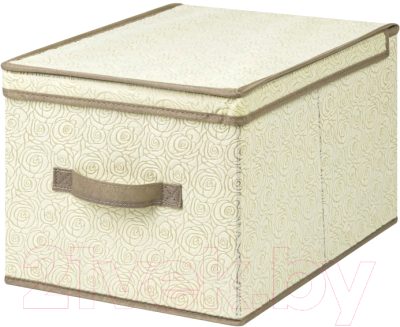 Коробка для хранения El Casa Розы 680238 (бежевый)