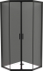 Миниатюра изображения товара Душевой уголок BelBagno UNO-195-P-2-90-C-NERO