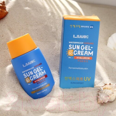 Крем солнцезащитный L.Sanic Sun Expert Hyaluronic Acid Gel-Cream Spf 50/pa+++ (50мл)