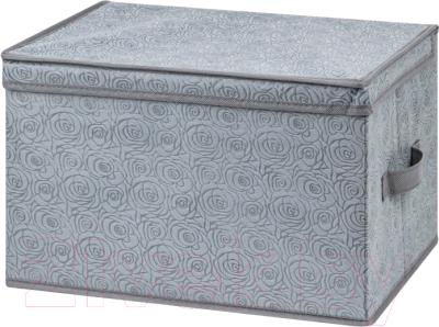 Коробка для хранения El Casa Розы 680262 (серый)
